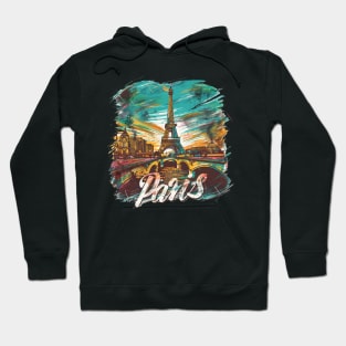 Paris Retro France t-shirt Hoodie